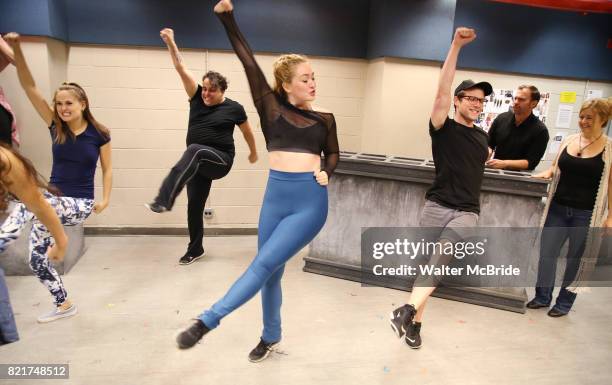 The cast perform in the Wall Premiere musical presention of his show 'A Wall Apart' presented by the New York Musical Festival & New YorkRep on July...