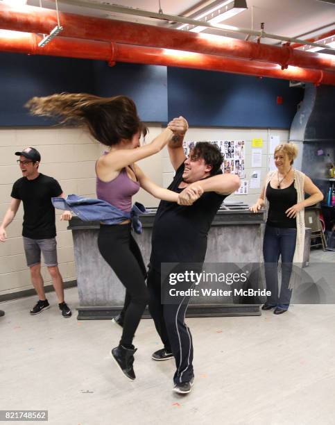 The cast perform in the Wall Premiere musical presention of his show 'A Wall Apart' presented by the New York Musical Festival & New YorkRep on July...