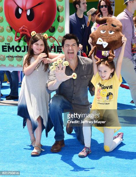 Actor Ken Marino arrives at the Premiere Of Columbia Pictures And Sony Pictures Animation's 'The Emoji Movie' at Regency Village Theatre on July 23,...