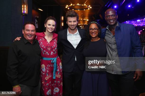 Party" -- Pictured: David Janollari, Sarah Ramos, Francois Arnaud, Monica Owusu-Breen, Peter Mensah at the Oxford Social Club at Pendry, San Diego,...