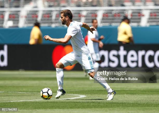 Nacho Fernandez of Real Madrid in action during the International Champions Cup 2017 match between Real Madrid v Manchester United at Levi'a Stadium...