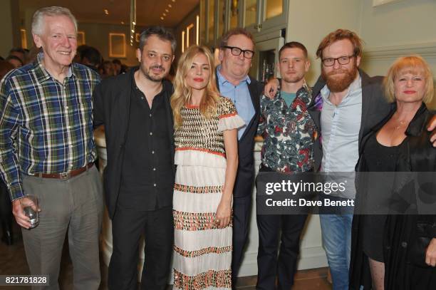 Michael J. Shannon, director Benedict Andrews, Sienna Miller, Colm Meaney, Jack O'Connell, Brian Gleeson and Lisa Palfrey attend the press night...