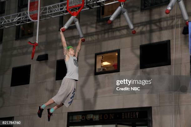 American Ninja Warrior on the Plaza -- Pictured: Jamie Rahn on Monday, July 24, 2017 --