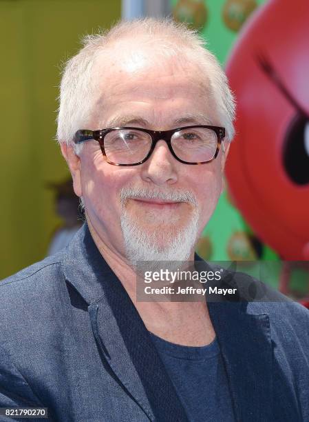 Composer Patrick Doyle arrives at the Premiere Of Columbia Pictures And Sony Pictures Animation's 'The Emoji Movie' at Regency Village Theatre on...