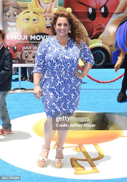 Actress Marissa Jaret Winokur arrives at the Premiere Of Columbia Pictures And Sony Pictures Animation's 'The Emoji Movie' at Regency Village Theatre...