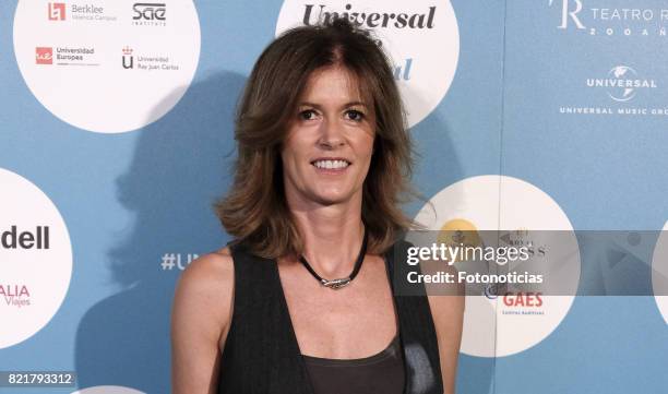 Nuria March attends the The Pretenders Universal Music Festival concert a The Royal Theater on July 24, 2017 in Madrid, Spain.