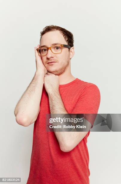 Actor Griffin Newman from Amazon's 'The Tick' poses for a portrait during Comic-Con 2017 at Hard Rock Hotel San Diego on July 21, 2017 in San Diego,...