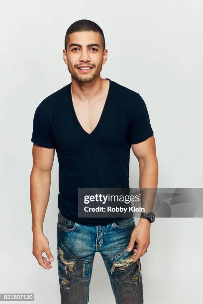 Actor Rick Gonzalez from CW's 'Arrow' poses for a portrait during Comic-Con 2017 at Hard Rock Hotel San Diego on July 22, 2017 in San Diego,...