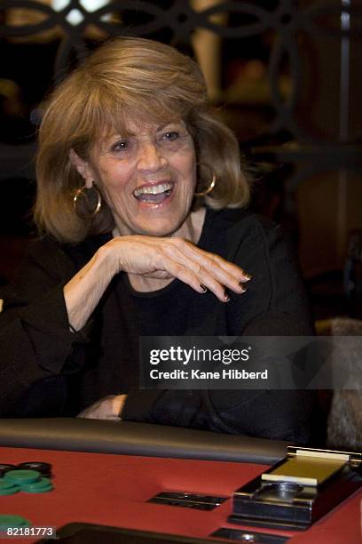 Lillian Frank attends the 2008 Victorian Poker Challenge in the Crown Power Room on August 5, 2008 in Melbourne, Australia.