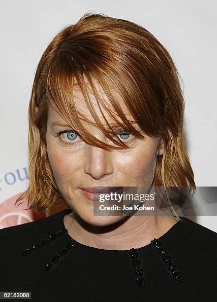 Actress Angela Featherstone arrives at the 7th Annual Samsung Four Seasons of Hope Gala at Cipriani, Wall Street on June 16, 2008 in New York City.