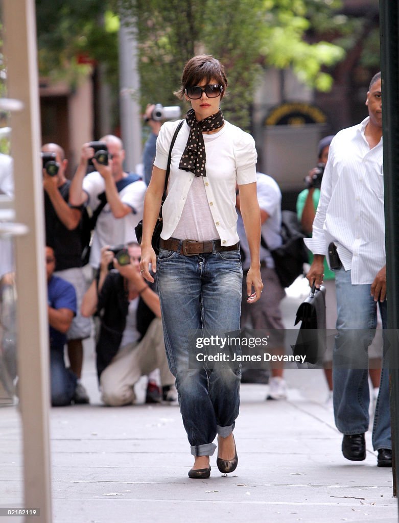 Celebrity Sightings in New York - August 5, 2008