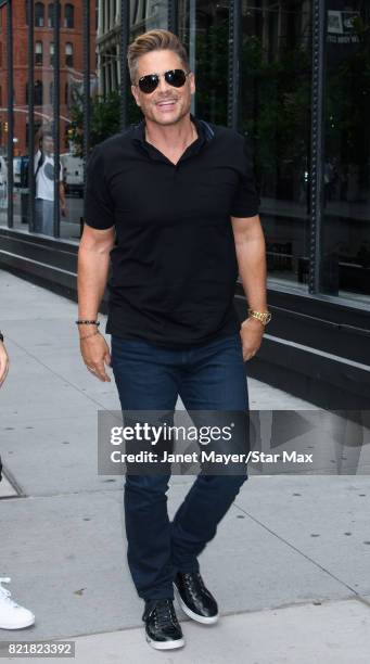 Actor Rob Lowe is seen on July 24, 2017 in New York City.