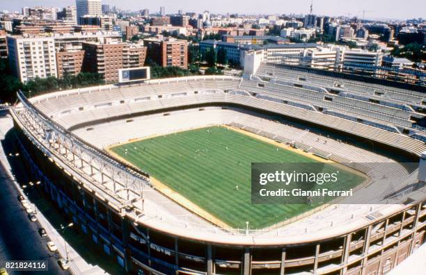 The soccer stadium 'Santiago Bernabeu' of the 'Real Madrid' Madrid, Spain.