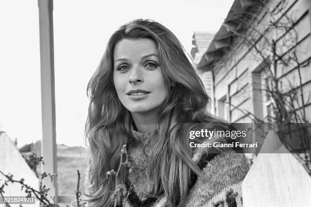 The German actress Senta Berger. 1972, Madrid, Spain.