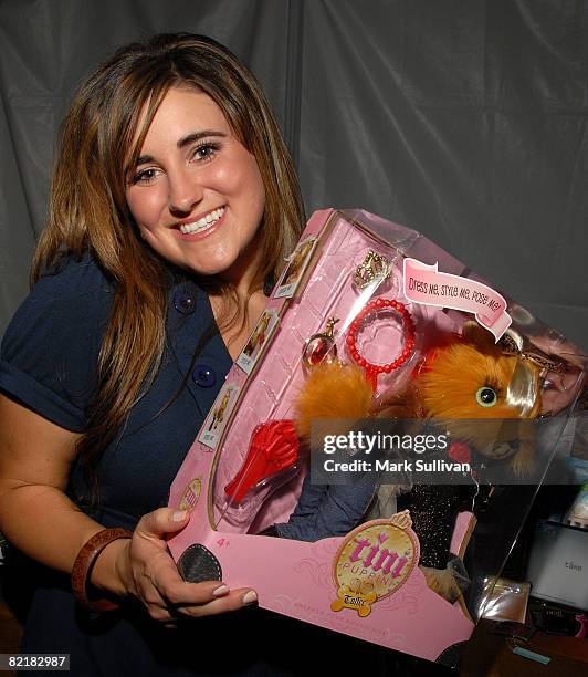 Actress Kaycee Stroh attends the Mattel Celebrity Retreat produced by Backstage Creations at Teen Choice 2008 on August 2, 2008 in Universal City,...