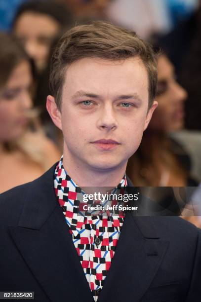 Dane DeHaan attends the "Valerian And The City Of A Thousand Planets" European Premiere at Cineworld Leicester Square on July 24, 2017 in London,...