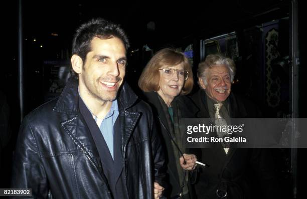 Ben Stiller, his parents Ann Meara and Jerry Stiller