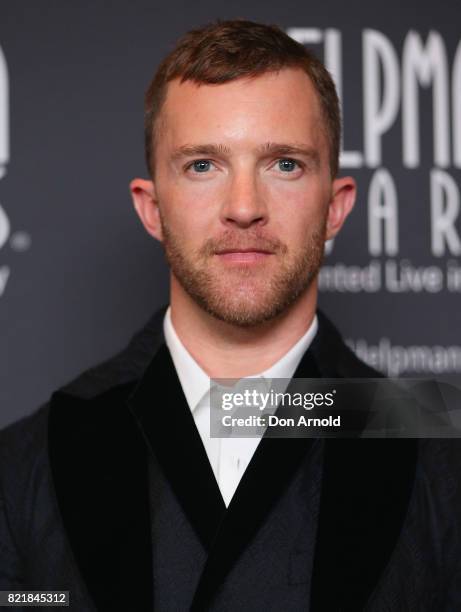 Tim Draxl arrives ahead of the 17th Annual Helpmann Awards at Lyric Theatre, Star City on July 24, 2017 in Sydney, Australia.