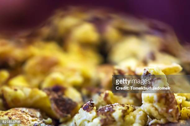 kaiserschmarn - kaiserschmarrn stock pictures, royalty-free photos & images