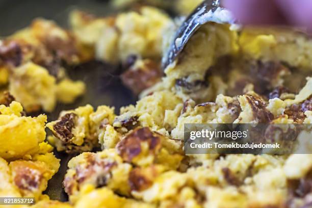 kaiserschmarn - kaiserschmarrn stock pictures, royalty-free photos & images