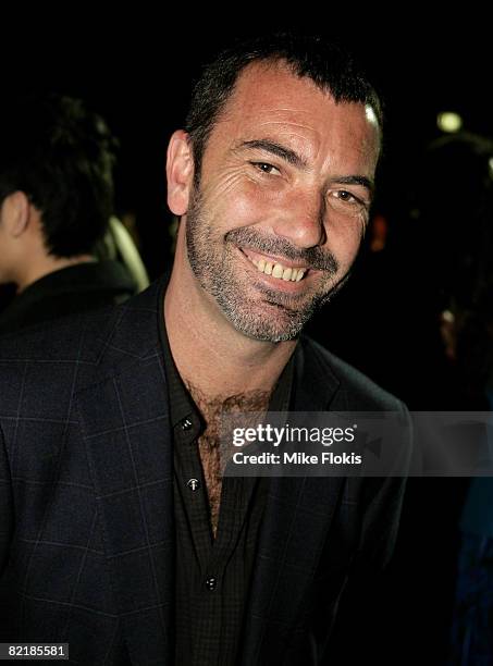 Musician Paul Mac attends the catwalk show at the David Jones Summer 2008 Collections Launch 'Summer In The City' event at the Royal Hall of...