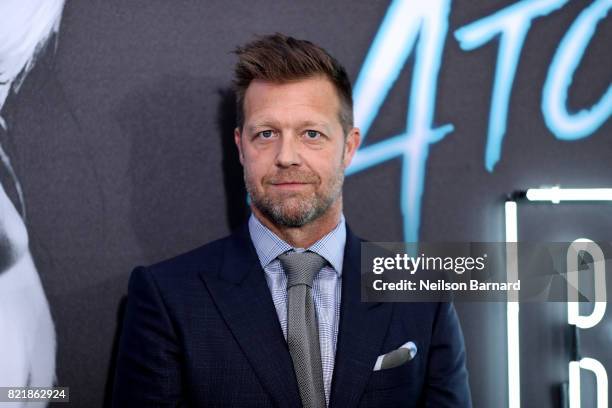 Director David Leitch attends Focus Features' "Atomic Blonde" premiere at The Theatre at Ace Hotel on July 24, 2017 in Los Angeles, California.