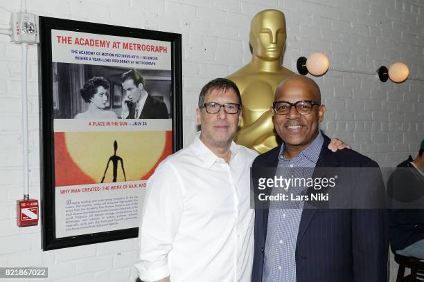 American Screenwriter Richard LaGravenese and Academy of Motion Picture Arts and Sciences Director of Programs and Membership in New York Patrick...