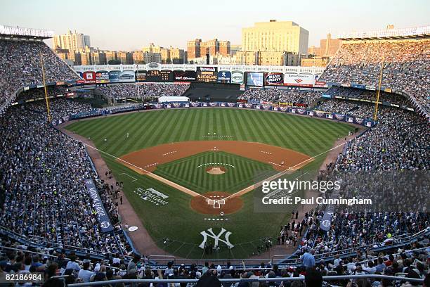 General view of Yankee Stadium during the 79th MLB All-Star Game in the Bronx, New York on July 15, 2008. The American League defeated the National...