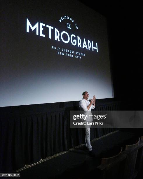 American Screenwriter Richard LaGravenese addresses the audience during the screening of A Place in the Sun: The Cinema of George Stevens hosted by...