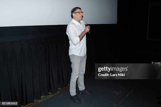 American Screenwriter Richard LaGravenese addresses the audience during the screening of A Place in the Sun: The Cinema of George Stevens hosted by...