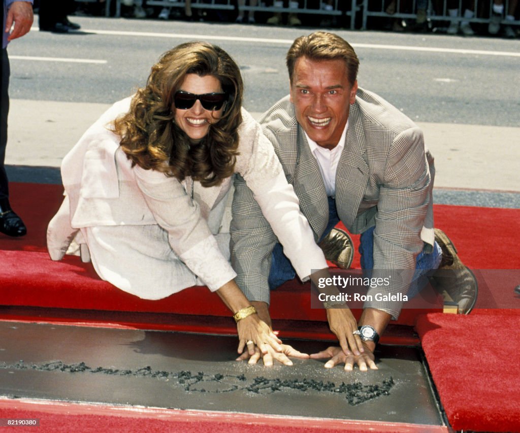 Arnold Schwarzenegger Footprint Ceremony