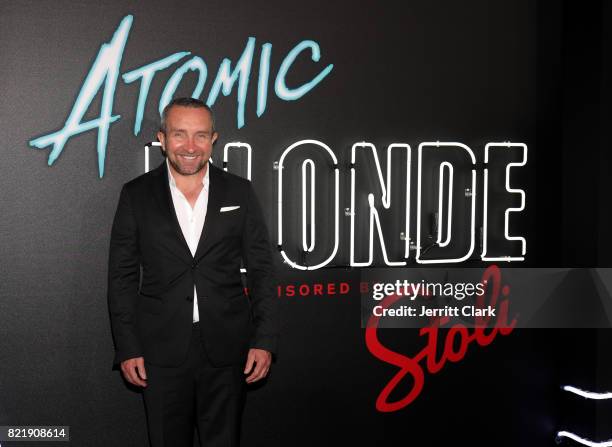 Eddie Marsan attends the American premiere of Atomic Blonde, starring Oscar award-winning actress Charlize Theron, at The Theatre At The Ace Hotel on...