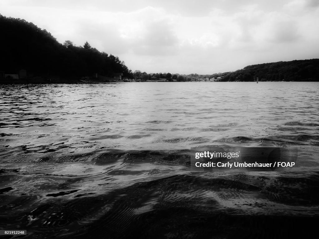 Scenic view of lake