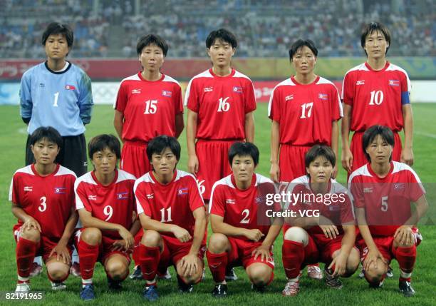 Myong Hui Jon, 15# Kyong Sun Sonu, 16# Hye Ok Kong, 17# Yong Ae Kim, 10# Kum Suk Ri, 3# Jong Ran Om, 9# Un Suk Ri, 11# Un Gyong Ri, 2# Kyong Hwa Kim,...