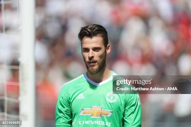 David de Gea of Manchester United during the International Champions Cup 2017 match between Real Madrid v Manchester United at Levi'a Stadium on July...