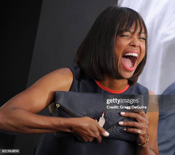 Aisha Tyler arrives at the premiere of Focus Features' "Atomic Blonde" at The Theatre at Ace Hotel on July 24, 2017 in Los Angeles, California.