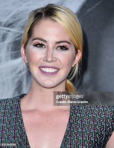 Kelsey Darragh arrives at the Premiere Of Focus Features' "Atomic Blonde" at The Theatre at Ace Hotel on July 24, 2017 in Los Angeles, California.