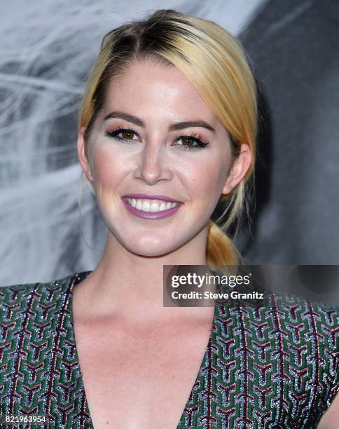 Kelsey Darragh arrives at the Premiere Of Focus Features' "Atomic Blonde" at The Theatre at Ace Hotel on July 24, 2017 in Los Angeles, California.