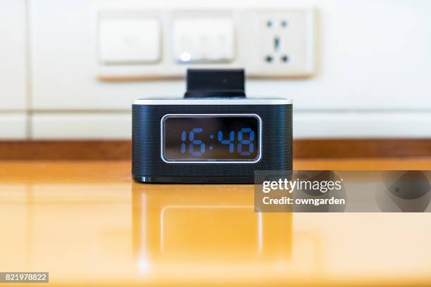 alarm clock - bedroom radio bildbanksfoton och bilder