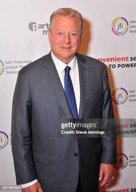 Former Vice President Al Gore attends a special San Francisco screening of 'An Inconvenient Sequel: Truth to Power' at Castro Theater on July 24,...
