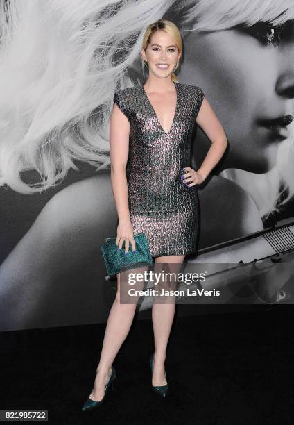 Kelsey Darragh attends the premiere of "Atomic Blonde" at The Theatre at Ace Hotel on July 24, 2017 in Los Angeles, California.