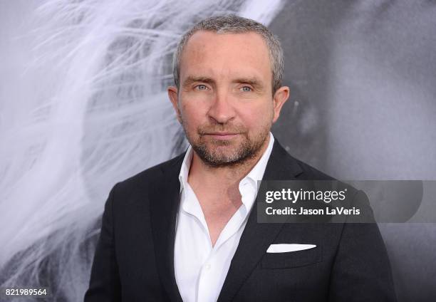 Actor Eddie Marsan attends the premiere of "Atomic Blonde" at The Theatre at Ace Hotel on July 24, 2017 in Los Angeles, California.