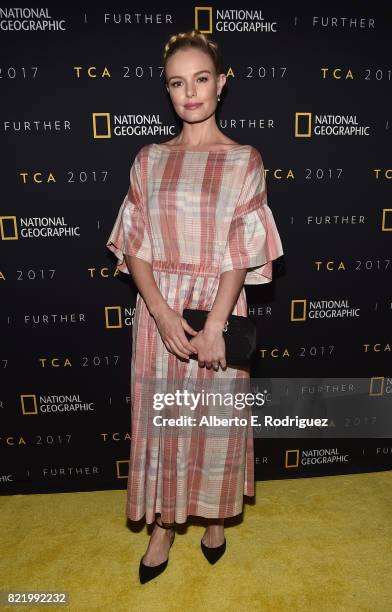 Actress Kate Bosworth attends the 2017 Summer TCA Tour National Geographic Party at The Waldorf Astoria Beverly Hills on July 24, 2017 in Beverly...