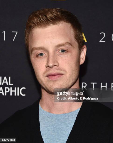 Actor Noel Fisher attends the 2017 Summer TCA Tour National Geographic Party at The Waldorf Astoria Beverly Hills on July 24, 2017 in Beverly Hills,...