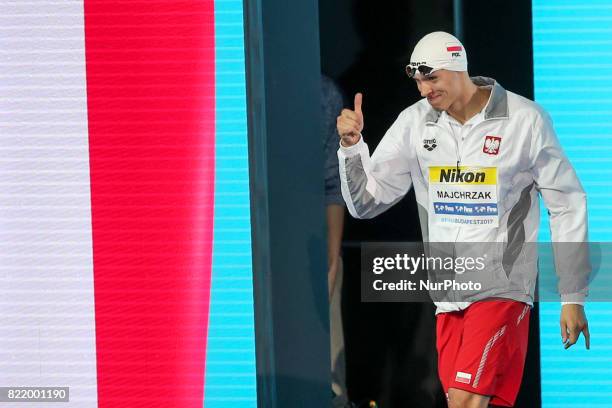 Kacper Majchrzak , compete during the Budapest 2017 FINA World Championships on July 24, 2017 in Budapest, Hungary.