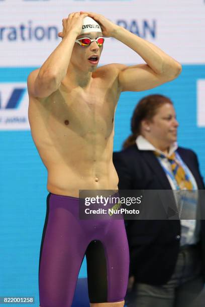 Kacper Majchrzak , compete during the Budapest 2017 FINA World Championships on July 24, 2017 in Budapest, Hungary.