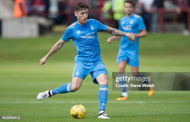 Greg Tansey of Aberdeen during the Brechin City v Aberdeen - Pre Season Friendly, at Glebe Park on July 23, 2017 in Brechin, Scotland.