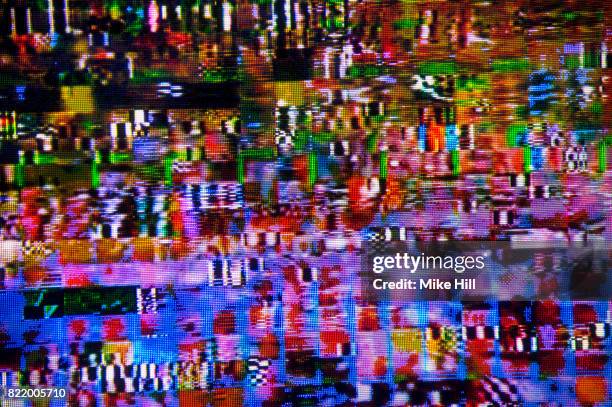 digital television interference pattern - corruption abstract stock pictures, royalty-free photos & images