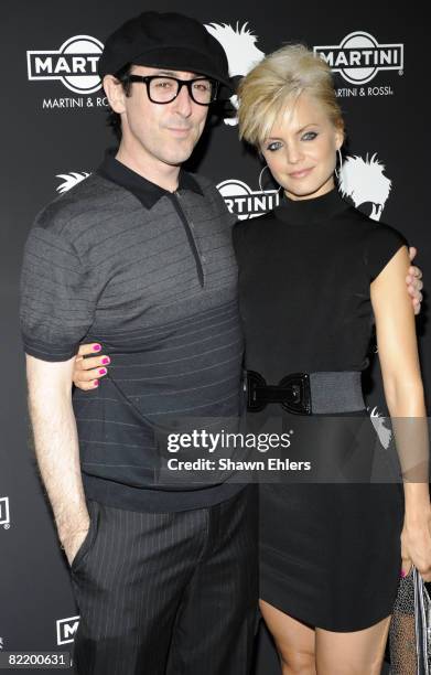 Alan Cumming and Mena Suvari attend Andy Warhol's 80th birthday celebration at the New Museum on August 6, 2008 in New York City.