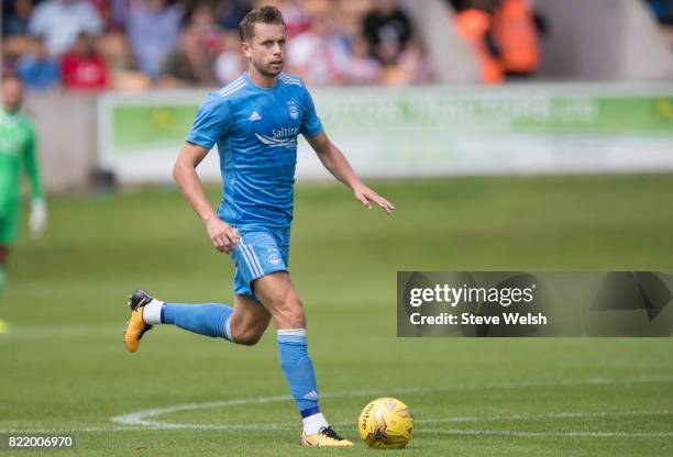 Kari Arnason of Aberdeen during the Brechin City v Aberdeen - Pre Season Friendly, at Glebe Park on July 23, 2017 in Brechin, Scotland.